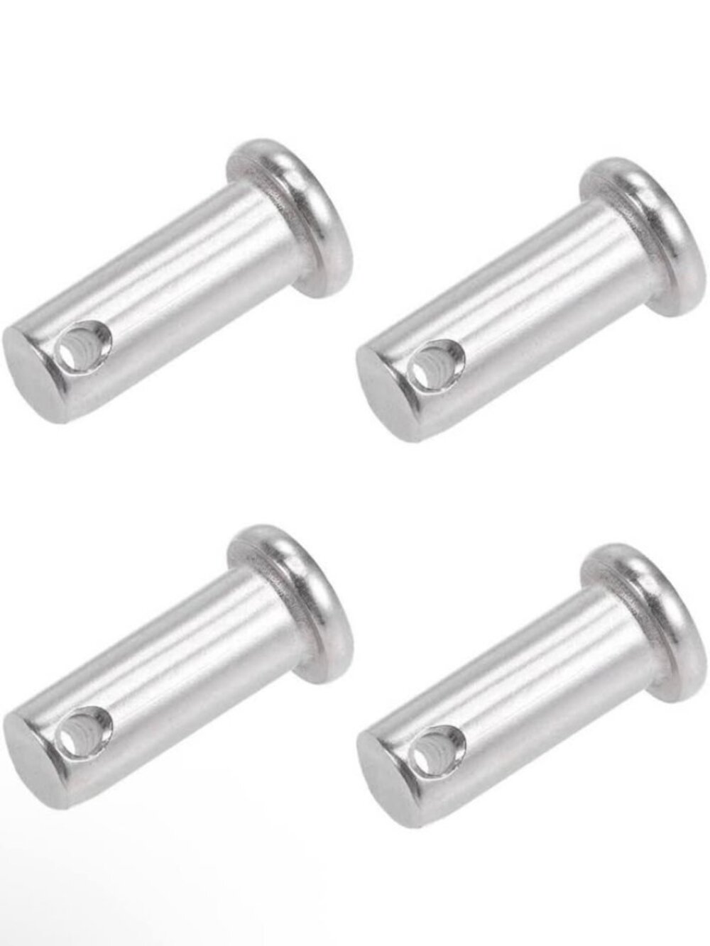 Single Hole Clevis Pins - 10mm X 25mm Flat Head